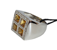 Anello Recarlo Donna in Oro bianco Topazio ZL743/B - ZL743/B